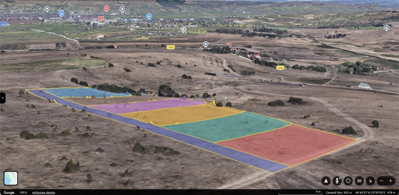 Comision 0. Teren Intravilan, zona Strada Colonia Sopor CJ 400482