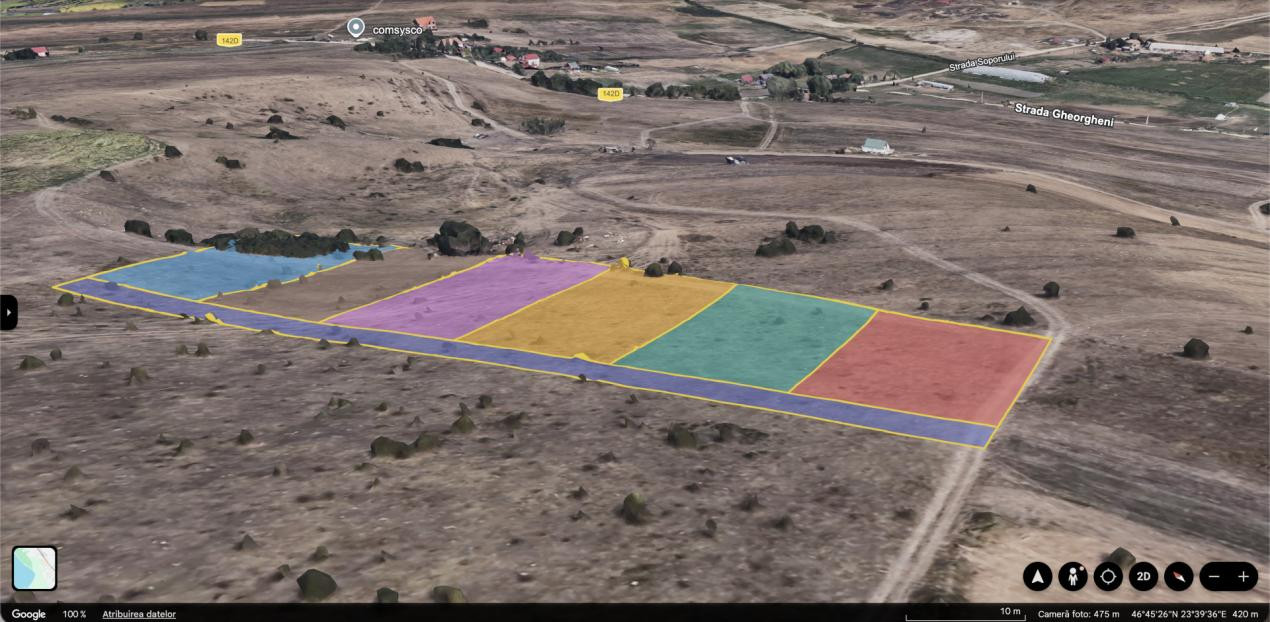 Comision 0. Teren Intravilan, zona Strada Colonia Sopor CJ 400482