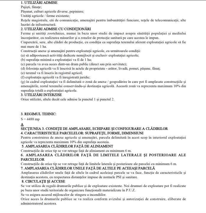 Comision 0. Teren Intravilan, zona Strada Colonia Sopor CJ 400482