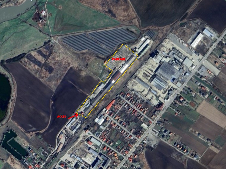 Spatii - logistic sau productie - UNGHENI - acces TIR - de la 409 mp la 2112 mp!